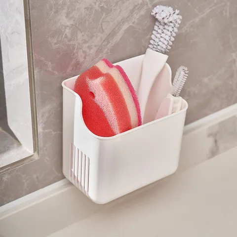 Boîte de Rangement pour Baguettes Mural Égouttoir Vaisselle en Plastique Organisateur de Couverts de Cuisine Support Domestique