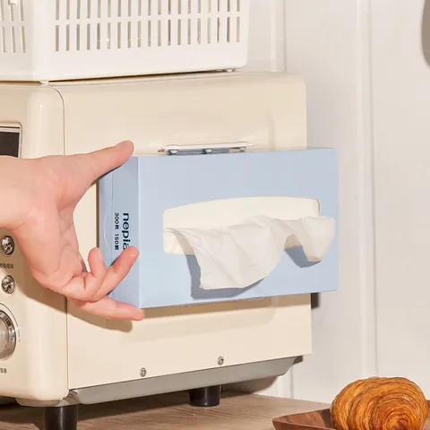 Soportes para Pañuelos Magnéticos de Estilo Japonés Soporte de Pared para Toallas de Papel de Cocina