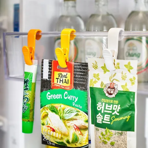 Multifunctional Plastic Clip Hooks For Kitchen Bathroom Towel Storage Hanging Utility Clips Assorted Colors And White