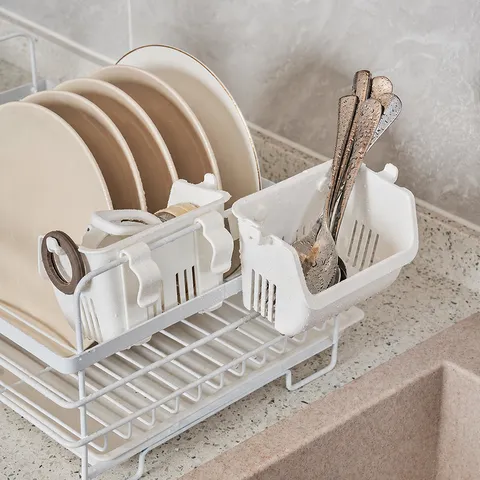 Japanese Kitchen Sink Hanging Basket Plastic Drainage Rack Small Items Storage Box With Hook Household Organizer