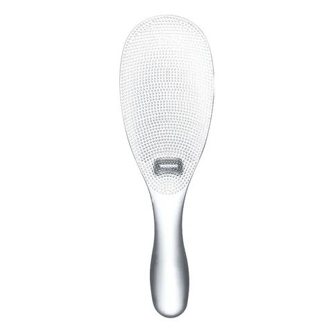 Modern Minimalistisch Kunststoff Antihaft Reislöffel Transparent Weiß Selbststehend Hitzebeständig Kochgeschirr Paddel Für Zuhause Küche Reis Schöpflöffel Geschirr