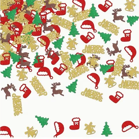 Weihnachten Tisch Konfetti Glitzer Elch Schneeflocke Stern Pailletten Pack Für Xmas Festliche Party Tischdeko DIY Handwerk Zubehör