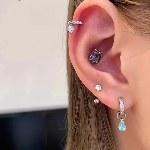 Leicht Luxus Legierung Strass Wassertropfen Ohrringe Minimalistischer Schicker Geometrischer Ohrschmuck Geschenk Für Damen