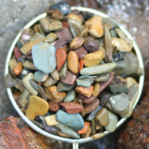 Natural Stone Cobblestone Aquarium Substrate Decorative Small Pebbles For Fish Tank Pot Paving Garden Decor