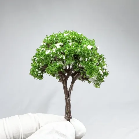 Architectural Sand Table Model Simulation Tree Micro Landscape DIY Scene Finished Cherry Blossom Tree Model