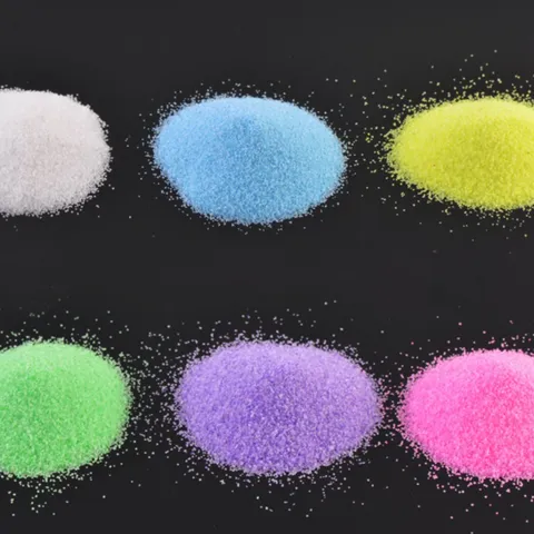 Micro Paisaje Botella Ecológica Paisajismo Arena Colorida Color Sólido Pequeño Paquete Jardinería Arena Piedra para Decoración DIY