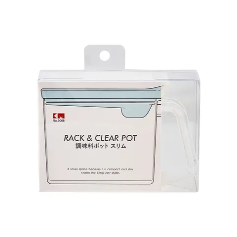 Japanese Style Plastic Seasoning Box Wall Mounted No Drill Sugar Salt Shaker Spice Storage Container With Spoon For Kitchen