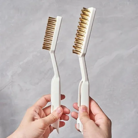 Multifunctional PP Crevice Cleaning Brush For Kitchen Gas Stove Countertop Bathroom Corner Deep Grooves Scraper Tools