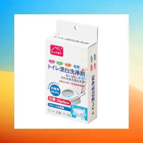 Household Toilet Bowl Cleaner Tablets Stain Remover Stain Bleaching Effervescent Blocks Odor Deodorizer Tablets For Bathroom Cleaning