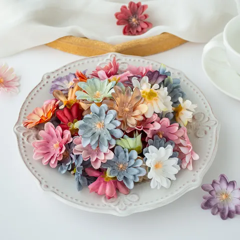 Kunstzijde Pioenroos Bloemhoofdjes DIY Handgemaakt Hanfu Hoofdtooi Decoratieve Materialen Thuis Bruweloft Bloemenmuur Decor