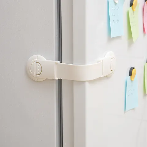 Multi Functional Child Safety Lock For Cabinet Drawer Refrigerator Door Adhesive Safety Strap Lock Home Protective Supplies For Baby Kids