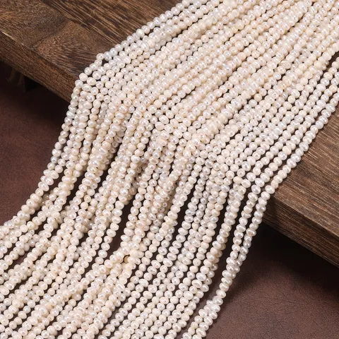 Natürliche Süßwasserperle Kralen Kartoffelform Barockstil Lose Schnur Für DIY Schmuckherstellung Halskette Armband Material Zubehör