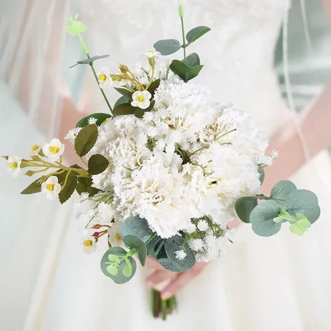 Künstliche Blume Einzelner Stiel Nelke Europäische Dahlie Heim Wohnzimmer Dekor Hochzeit Party Falsche Blumengestaltung