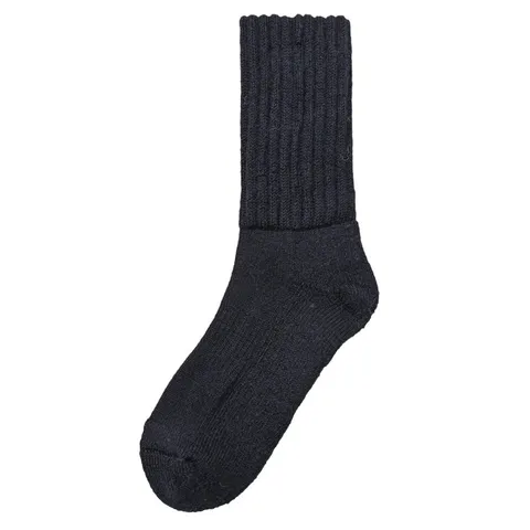 Herren Winter Thermische Merinowolle Wadenlange Socken Verdickte Frottee Kaltes Wetter Warme Einfarbige Gepolsterte Lange Socken