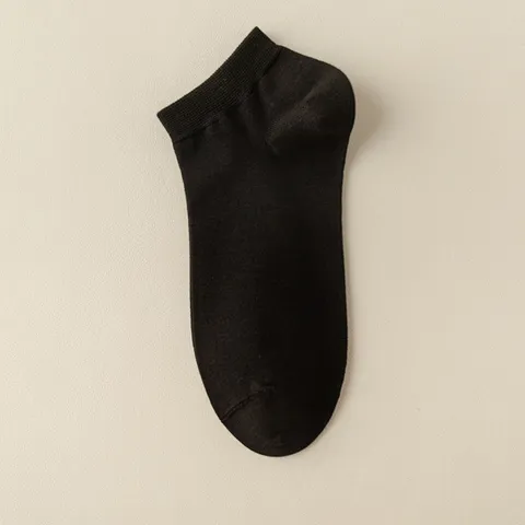 Herren Casual Reine Baumwolle Kurze Socken Einferbig Schweißabsorbierend Deodorant Atmungsaktiv Kurze Socken Tägliche Kleidung