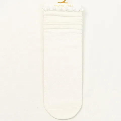 Damen Casual Dünne Mesh Stapelsocken Rollrand Atmungsaktive Baumwolle Transparente Wadenlange Strümpfe Mode Alltag