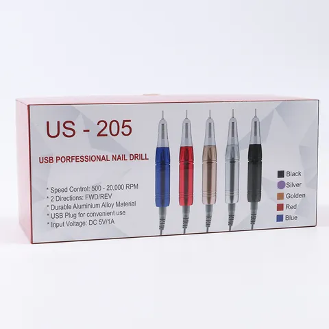 Professional Electric Nail Drill Machine USB Charging Portable Nail File For Manicure Pedicure Polishing Tools For Adult