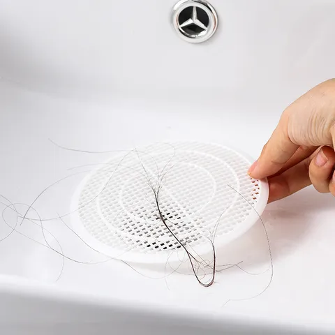Japanischer Zuschneidbarer Bodenablauffilter Netz Badezimmer Haarfänger Kanalisation Abflussstopfen Netz Für Dusche Waschbecken Verstopfungsschutz