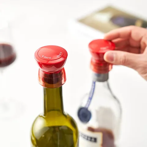 Kreativer Rotierender Weinflaschenverschluss Auslaufsicherer Champagner Versiegler Silikon Vakuum Weinstecker Konservierung Kappe Barzubehör