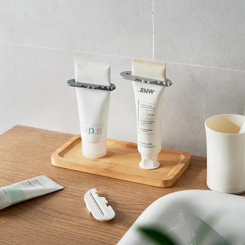 Handmatige Plastic Tandpastapers Leuke Krokodillenvorm Tube Crème Rollende Dispenser Voor Badkamer Reiniger Handcrème Thuis Opslag Organisatie