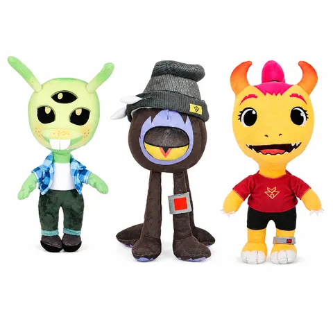 Weiche Polyester Karikatur Monster Plüschpuppe Süße Filmfigur Außerirdischer Kuscheltier Heimdekoration Stofftier Komfort Geschenk Für Kinder