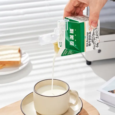 KM Transparante Melkpak Afdichtclips Japanse Keuken Voedsel Vershoudclips Voor Drankverpakking Opslag Accessoires