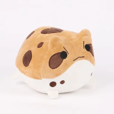 Süßes Regenfrosch Plüschtier Weicher Gefleckter Wüstenfrosch Kuscheltier Lustiger Ausdruck Kissen Schlafzimmer Deko Geschenk