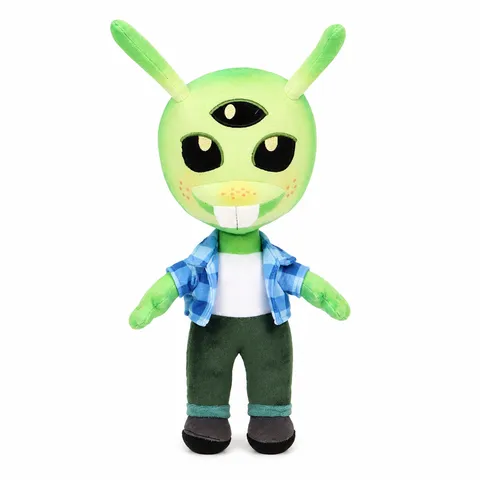 Weiche Polyester Karikatur Monster Plüschpuppe Süße Filmfigur Außerirdischer Kuscheltier Heimdekoration Stofftier Komfort Geschenk Für Kinder