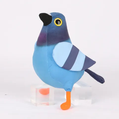 Süßes Kurzplüsch Vogel Weiches Kissen Stofftier Für Zuhause Auto Dekoration Geburtstag Geschenk Spiel Fan Sammelspielzeug