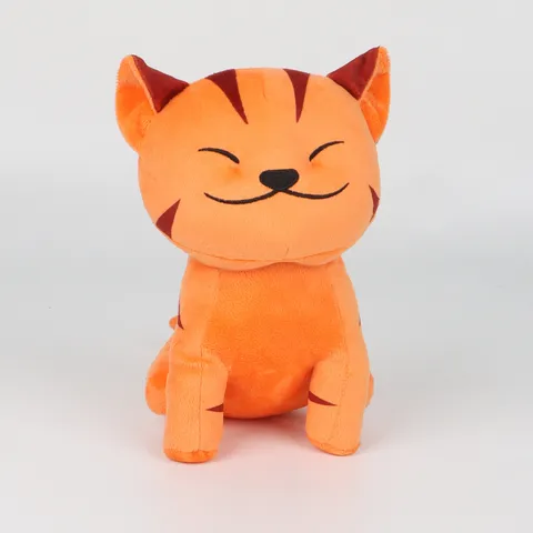Cute Stuffed Animal Cartoon Cat Plush Toy Soft Plush Doll Adorable Kitty Throw Pillow Birthday Gift For Kids