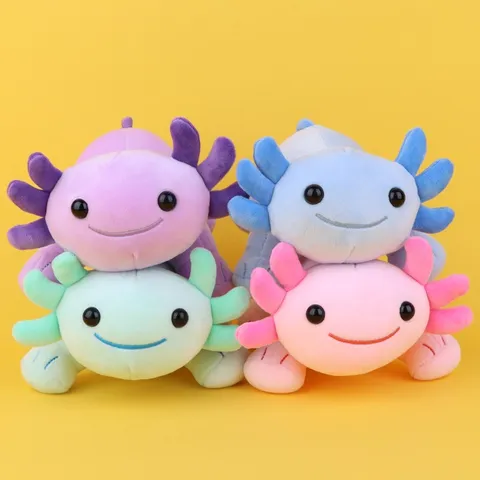 Хаριτωμένο Λούτρινο Axolotl Κινούμενα Σχέδια Μαλακό Γεμιστό Δεινόσαυρος Ζώο Κούκλα Ωραίο Μαξιλάρι Δώρο Για Παιδιά Διακόσμηση Δωματίου