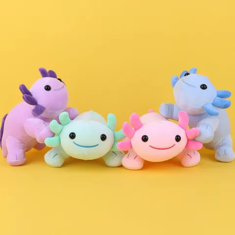 Хаριτωμένο Λούτρινο Axolotl Κινούμενα Σχέδια Μαλακό Γεμιστό Δεινόσαυρος Ζώο Κούκλα Ωραίο Μαξιλάρι Δώρο Για Παιδιά Διακόσμηση Δωματίου