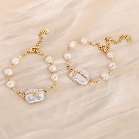 Süßwasserperle Armband Für Damen Exquisite Herzanhänger Barockperle Handgefertigt Drahtumwickelt Luxus Geschenk Schmuck