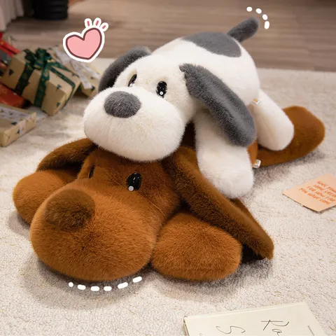 Großohr Hund Plüschtier Weiches Stofftier Welpenpuppe Heimdekoration Wohnzimmer Ornament Kuscheliger Plüschhund Geschenk Für Kinder Frauen
