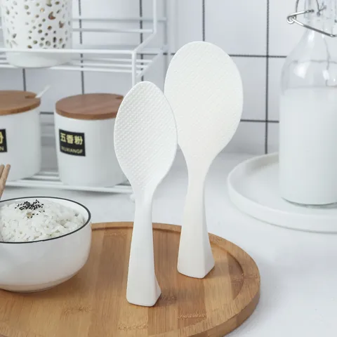 Japanisch Minimalistisch Kunststoff Antihaft Reislöffel Selbststehend Vertikal Mahlzeit Schaufel Haus Küche Geschirr Werkzeug