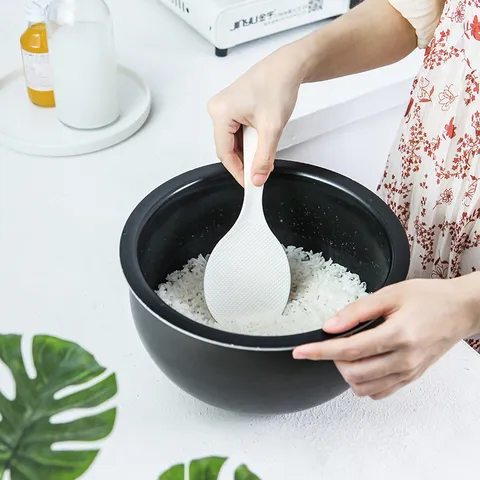 Japanisch Minimalistisch Kunststoff Antihaft Reislöffel Selbststehend Vertikal Mahlzeit Schaufel Haus Küche Geschirr Werkzeug