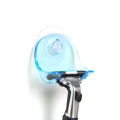 Japanese Suction Cup Razor Holder Wall Mounted Bathroom Shaver Rack Durable Plastic Shaver Storage Hook Stand For Manual Razors