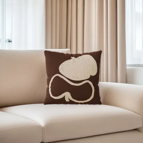Retro Apple Pattern Plush Cushion Cover Sofa Living Room Car Back Support Pillow Decorative Throw Pillow Case