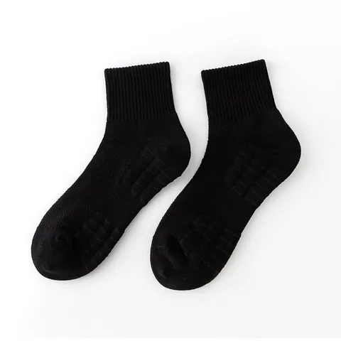 Calze Sportive in Cotone da Uomo Mesh Traspirante Fondo Asciugamano Calze Lunghe per Corsa Fitness