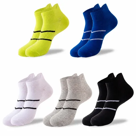 Hommes Athlétique Sport Chaussettes Courtes Coton Respirant Course Cyclisme Basketball Loisir Confort Chaussettes