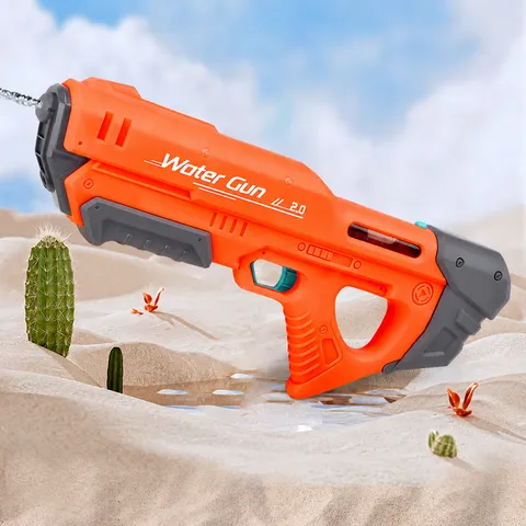 Juguete de Pistola de Agua Eléctrica Automática Verano Al Aire Libre Playa Piscina Juguete de Lucha de Agua Para Niños y Adultos