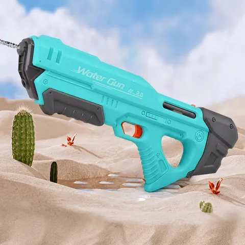 Juguete de Pistola de Agua Eléctrica Automática Verano Al Aire Libre Playa Piscina Juguete de Lucha de Agua Para Niños y Adultos