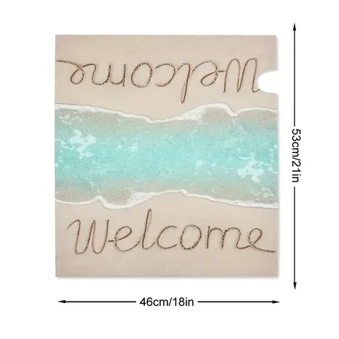 Sommer Strand Magnetische Briefkastenabdeckung Outdoor Garten Briefkasten Wrap Wetterfest Dekorative Briefkastenabdeckung Polyester Hof Deko