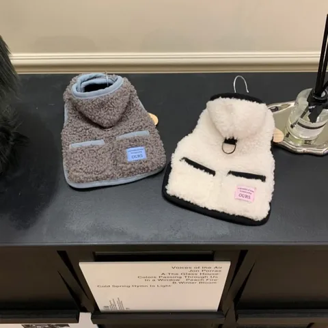 Pet Fleece Vest Autumn Winter Warm Hooded Dog Clothes Small Dogs Cats Puppy Coat Apparel Pet Supplies