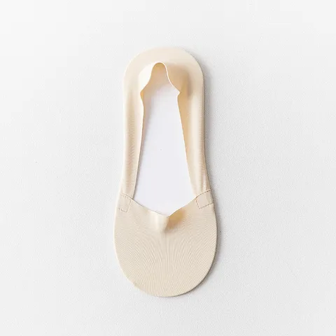 Damen Übergröße Eisenseide Füßlinge Dünn Rutschfest Low Cut Unsichtbare Socken Sommer Atmungsaktive Lässige Socken