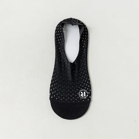 Herren Sommer Dünne Eisseide Füßlinge Atmungsaktives Mesh Rutschfeste Unsichtbare Socken Casual Kurze Socken