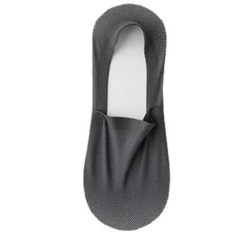 Herren Unsichtbare Bootssocken Sommer Dünn Tief Geschnitten Kurze Socken Reine Baumwolle Atmungsaktiv Rutschfest Lässige Socken
