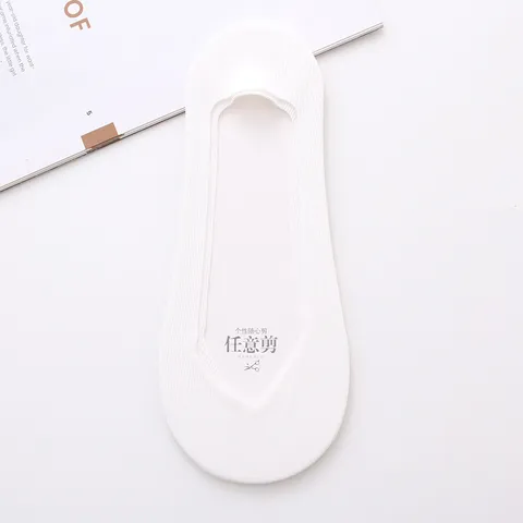 Damen Eisseide Flacher Mund Unsichtbare Bootssocken Sommer Dünn Atmungsaktiv Antirutsch Low Cut Kurze Socken