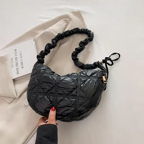 Γυναικεία Casual Πλισέ Τσάντα Μασχάλης Cloud Dumpling Ώμου Χιαστί Μονόχρωμη Μόδα Τσάντα