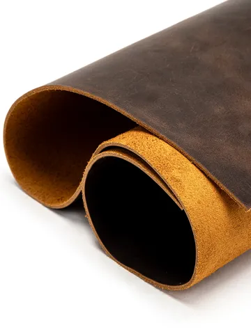 Top Layer Cowhide Crazy Horse Leather Sheet Thick DIY Craft Material Cow Leather Hide